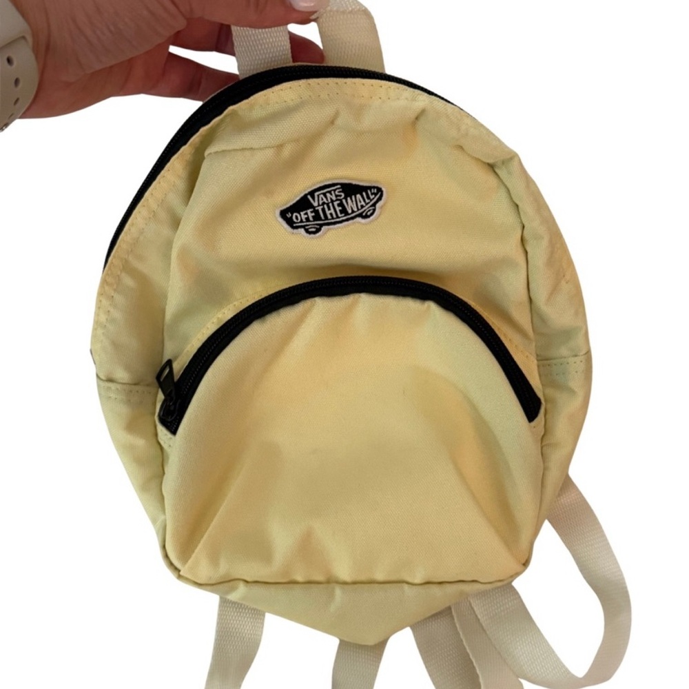 NWOT Vans Soft Butter Yellow Mini Backpack